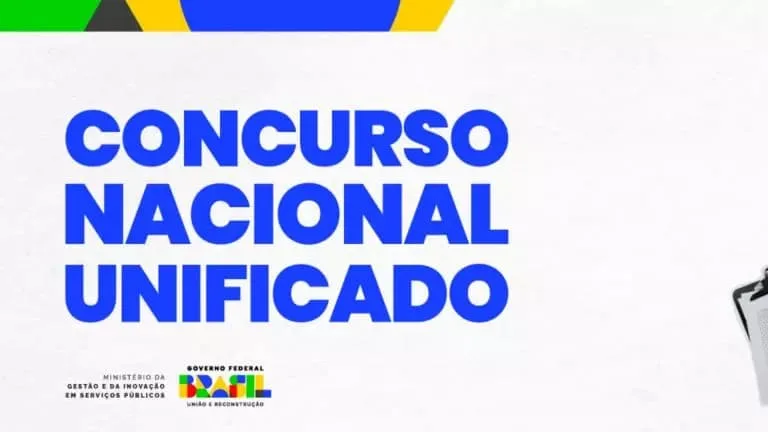 Logo do Governo Federal sobre o Concurso Público Nacional Unificado